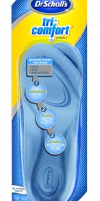 Dr. Scholl's Tri-Comfort Orthotic Insoles for Women-1 pair