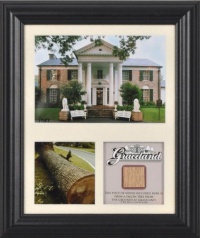 Elvis Presley Graceland Framed Presentation - 12 X 10