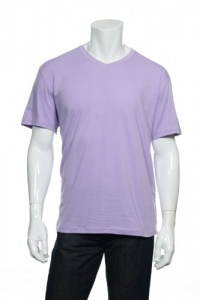 Alfani Red Men's Light Purple V-Neck T-Shirt