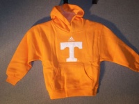 adidas Tennessee Volunteers Kids Orange Hooded Sweatshirt (Large (7))