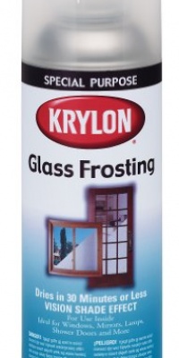 Krylon I00810 Glass Frosting Aerosol Spray Paint, 12-Ounce