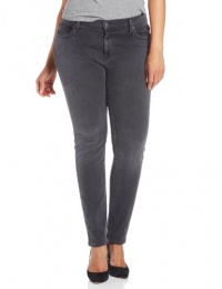 James Jeans Women's Plus-Size Twiggy Z 5-Pocket Skinny in Slate