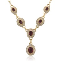 Effy Jewelry Effy® 14K Yellow Gold Diamond and Ruby Pendant 7.14 Tcw.