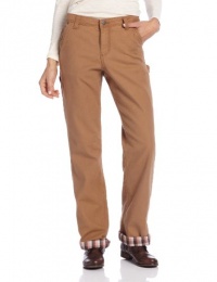 Carhartt Women's Tall Relaxed Fit Canvas Flannel Lined Fulton Pant