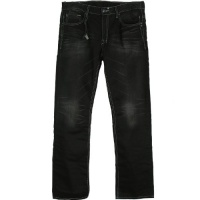 Buffalo by David Bitton Men's Six Slim Straight Lightly Sanded Jean