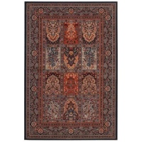 Couristan Timeless Treasures 4325/0500 Vintage Baktiari Area Rug - Ebony