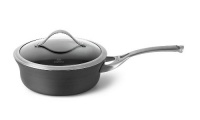 Calphalon 1876964 Contemporary Nonstick Dishwasher Safe Shallow Sauce Pan with Cover, 2.5-Quart