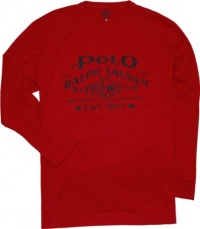 Polo Ralph Lauren Long Sleeve Logo Tee, Heart Red, XX-Large