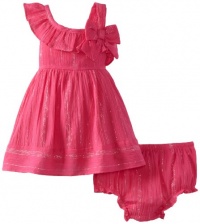 Sweet Heart Rose Baby-Girls Infant Lurex Sundress, Pink, 12