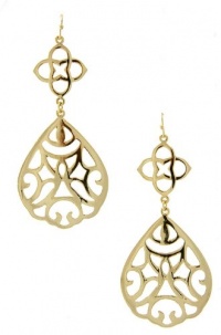 JUICY GIRL GEOMETRY CUTOUT EARRING (Gold)