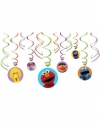 Sesame Street Hanging Swirl Value Pack (Multi-colored) Party Accessory