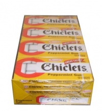 Chiclets Peppermint Flavored Chewing Gum (20-12 piece pkgs)