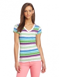 U.S. Polo Assn. Juniors Striped Multi Color Tee