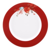 Lenox Simply Fine Scarlet Chirp 4-Piece Dessert Plate Set