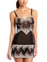 Wacoal Women's Embrace Lace Chemise - 814191,Black,Medium