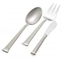 Lenox Eternal Frosted 3-Piece Stainless Steel Serving Set