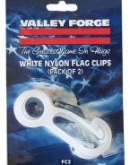 Valley forge Flag FC2 2-Count 2-1/2-Inch Nylon Flag Pole Snap Hooks