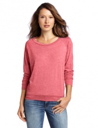 Alternative Women's Slouchy Pullover Sweater, Fuchsia, Large