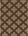 Karastan Carmel Collection Sonado Brown 5'6 X 8'3