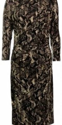 Lauren Ralph Lauren Women's Snakeskin Printed Jersey Dress