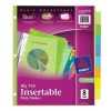 Avery  Big Tab Insertable Plastic Dividers,  8-Tab Set, 1 Set (11901)