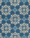 Veranda Collection VERANVR-29BLU5080 Area Rug, 5 by 8-Feet