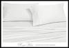 1500 Thread Count Egyptian Cotton 1500TC Sheet Set, Queen, White Solid 1500 TC