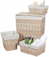 CreativeWare Arcadia 4-Piece Hamper/Storage Set