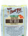 Bob's Red Mill Organic Oat Bran Hot Cereal, 18-Ounce Bags (Pack of 4)