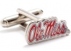 Ole Miss University Rebels Cufflinks and Tie Bar Gift Set