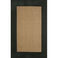 Liora Manne Tropez Border Rug, 23-Inch by 7-Feet 6-Inch, Black