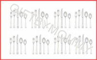 Kate Spade New York Wickford 45 Piece Flatware Set Service for 8