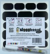 Ziggyboard Chalkboard Small Storage Labels with Fine Tip White Chalk Marker 54 Assorted Shape Stickers Optimized for OXO Tot 2oz and 8oz