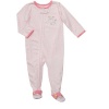 Carters Toddler Girls Pink Leopard Print Footed Sleeper, 2T