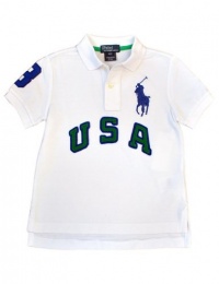 Ralph Lauren Baby-boys Big Pony USA Cotton Polo