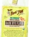 Bob's Red Mill Organic Rye Flour Dark, 22-Ounce (Pack of 4)