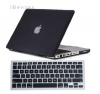 iBenzer - 2 in 1 Rubberized Black Hard Case Cover and Keyboard Cover for Macbook Pro 13 inch 13