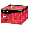 Sony 5C90HFR 90-Minute HF Cassette Recorders 5-Brick