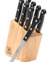 Zwilling J.A. Henckels Twin Gourmet 9-Piece High-Carbon Stainless-Steel Gourmet Steak Knives with Block