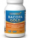 Nutrigold Bacopa Gold (Clinically-proven BacoMind), 500 mg, 90 veg. capsules