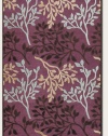 Couristan 1238/0138 PAVE Olive Branch 35-Inch by 90-Inch Chenille Area Rug