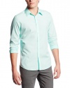 Calvin Klein Sportswear Men's Long Sleeve Non-Iron Woven Shirt