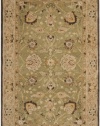 Safavieh Anatolia Collection Handmade Hand-Spun Wool Area Rug, 6 by 9-Feet, Sage/Beige