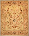 Safavieh Anatolia Collection AN514A Handmade Ivory and Biege Hand-spun Wool Area Rug, 6-Feet by 9-Feet