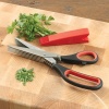 Wusthof Five Blade Herb Shears Red