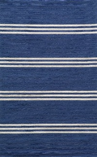 Momeni Veranda Collection Color Rug, Maritime Blue, 5' x 8'