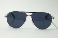 Tom Ford Marko FT0144 Sunglasses - 18V Shiny Rhodium (Blue Lens) - 58mm