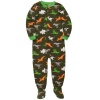 Carter's Big Boys Dinosaurs Fleece Footed Blanket Sleeper Pajamas-Size 6 Kids