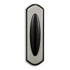 Heath Zenith SL-6203-BK Wireless Battery Operated Push Button, Black and Satin Nickel Finish