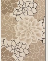 Couristan 2158/2226 Super Indo Area Rugs, 8-Feet by 11-Feet, Beige